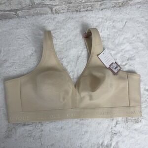 New Cacique Cotton Collection Nude Unlined Full Coverage‎ No Wire Bra 40C 40 C